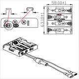 Durablow 6V DC Battery Pack with Fuse Compatible with Dexen Fireplace Electronic IPI Pilot Ignition Control Module GM8K-1 (352-BP)