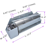 Durablow MFB002-C FBK-250 Replacement Fireplace Blower Fan Kit for Lennox, Superior, Rotom HB-RB250